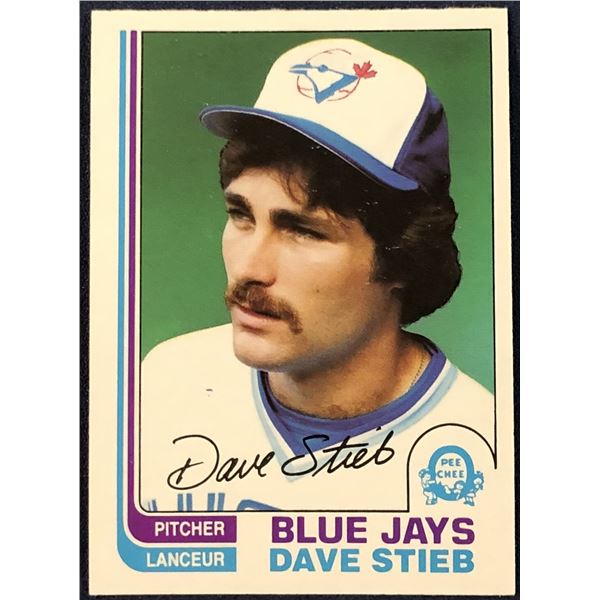 1982 O-PEE-CHEE BASEBALL DAVE STIEB