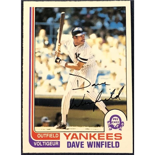 1982 O-PEE-CHEE BASEBALL DAVE WINFIELD (HOF)