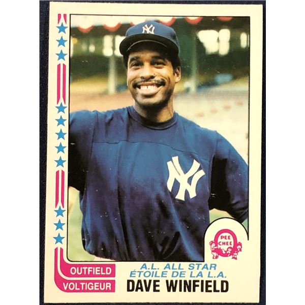 1982 O-PEE-CHEE BASEBALL DAVE WINFIELD (HOF)