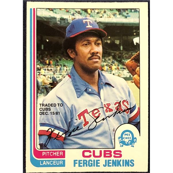 1982 O-PEE-CHEE BASEBALL FERGIE JENKINS (HOF)