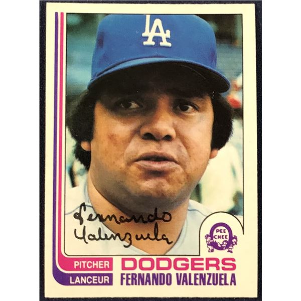 1982 O-PEE-CHEE BASEBALL FERNANDO VALENZUELA
