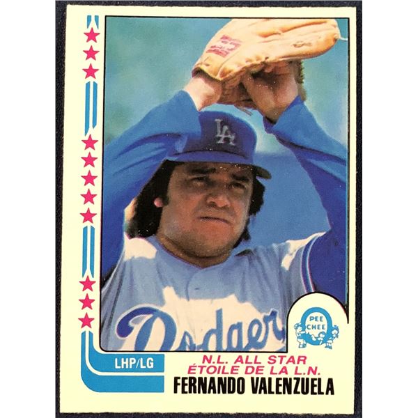 1982 O-PEE-CHEE BASEBALL FERNANDO VALENZUELA