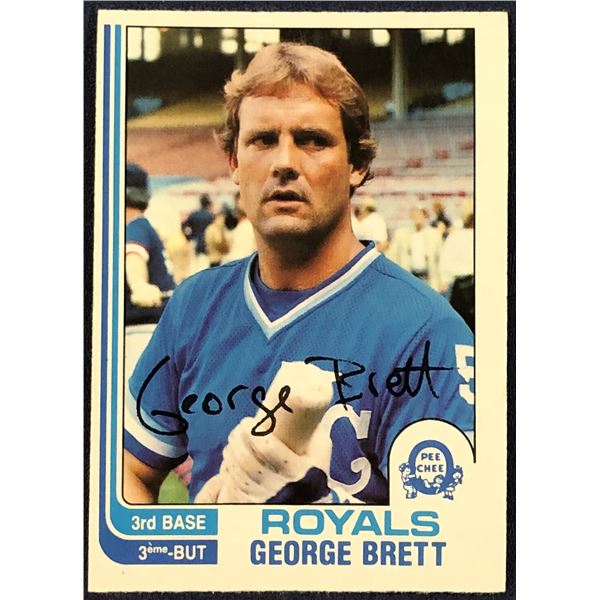 1982 O-PEE-CHEE BASEBALL GEORGE BRETT (HOF)