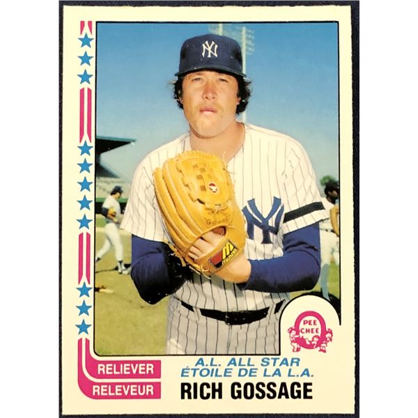 1982 O-PEE-CHEE BASEBALL GOOSE GOSSAGE (HOF)