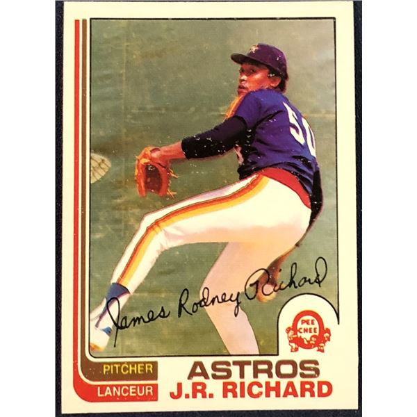 1982 O-PEE-CHEE BASEBALL J.R. RICHARD