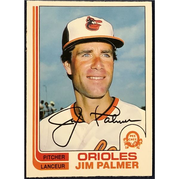 1982 O-PEE-CHEE BASEBALL JIM PALMER (HOF)