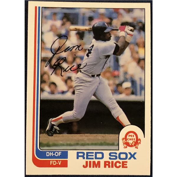 1982 O-PEE-CHEE BASEBALL JIM RICE (HOF)