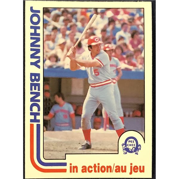 1982 O-PEE-CHEE BASEBALL JOHNNY BENCH (HOF)