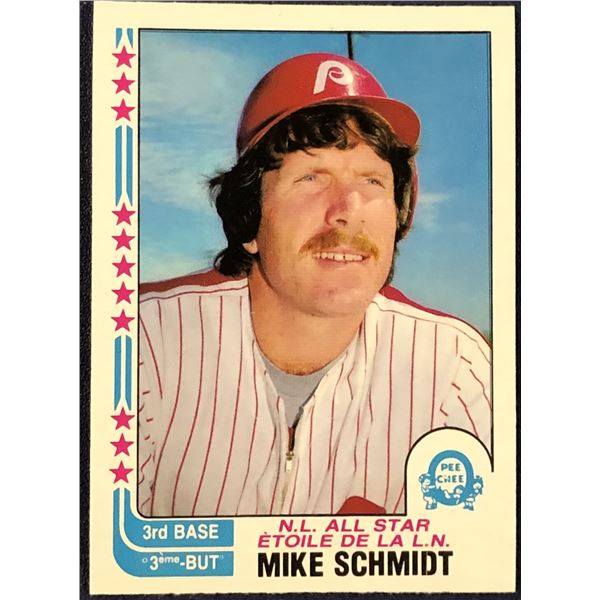 1982 O-PEE-CHEE BASEBALL MIKE SCHMIDT (HOF)