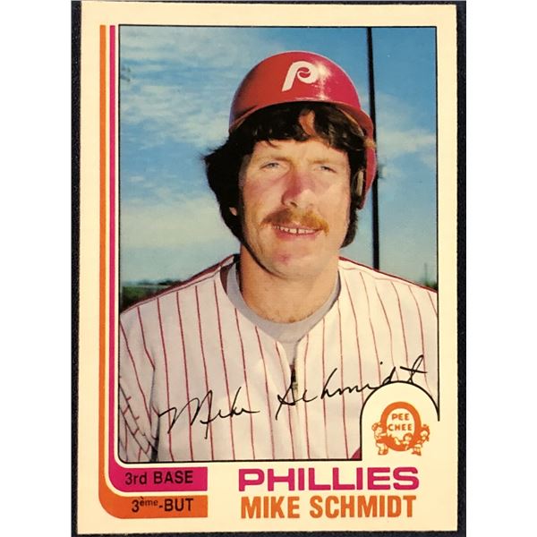 1982 O-PEE-CHEE BASEBALL MIKE SCHMIDT (HOF)