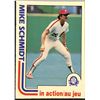 Image 1 : 1982 O-PEE-CHEE BASEBALL MIKE SCHMIDT (HOF)