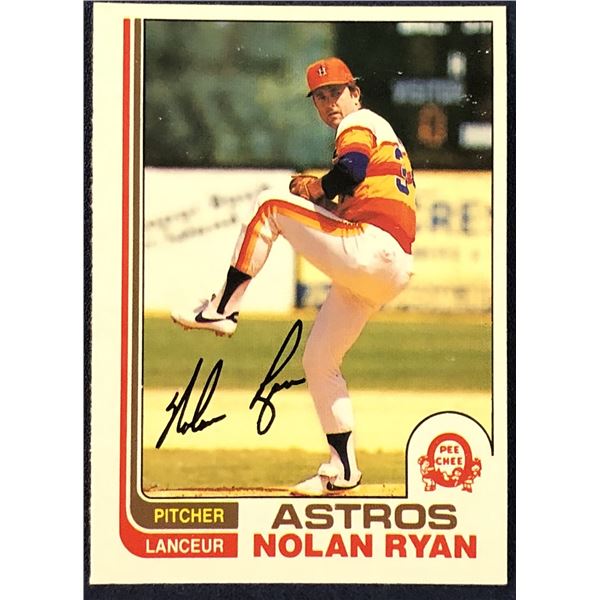 1982 O-PEE-CHEE BASEBALL NOLAN RYAN (HOF)
