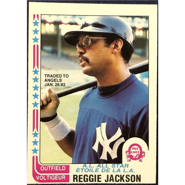 1982 O-PEE-CHEE BASEBALL REGGIE JACKSON (HOF)