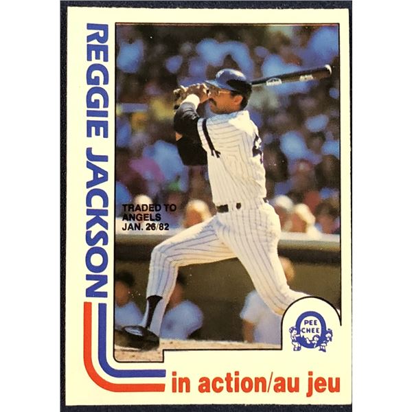 1982 O-PEE-CHEE BASEBALL REGGIE JACKSON (HOF)