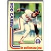 Image 1 : 1982 O-PEE-CHEE BASEBALL ROD CAREW (HOF)