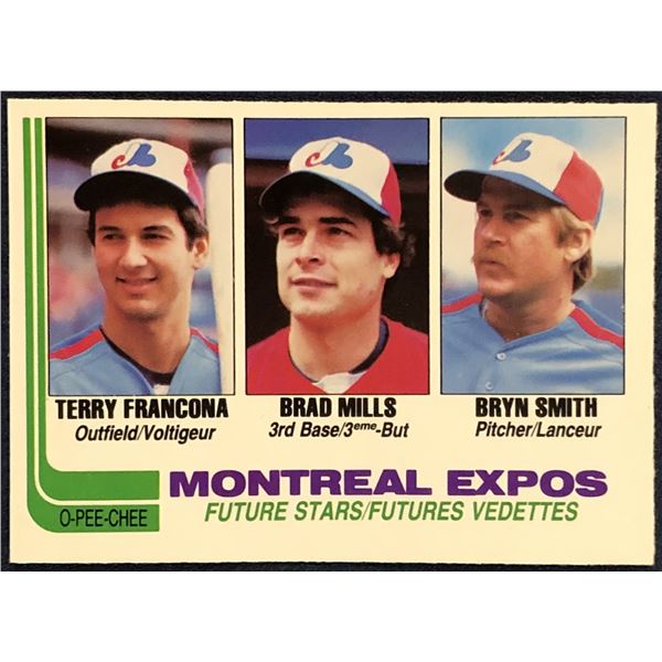 1982 O-PEE-CHEE BASEBALL TERRY FRANCONA ROOKIE CARD