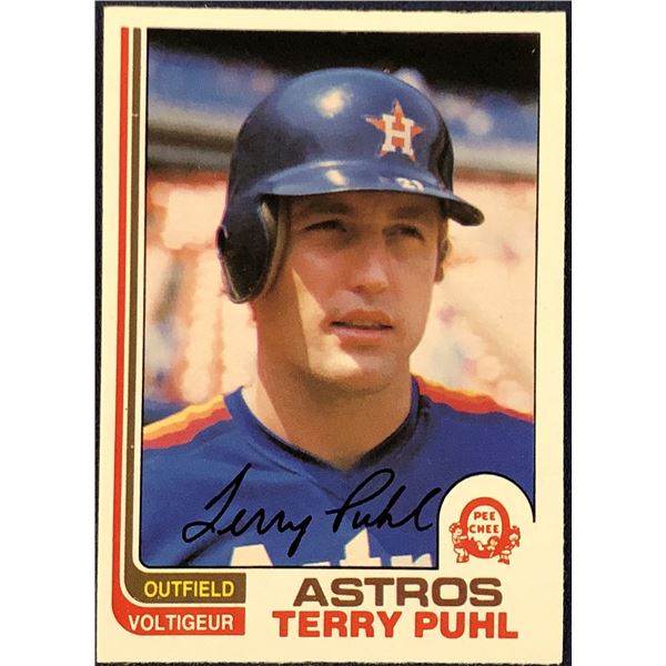 1982 O-PEE-CHEE BASEBALL TERRY PUHL