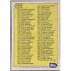 Image 2 : 1987 TOPPS CHECKLIST
