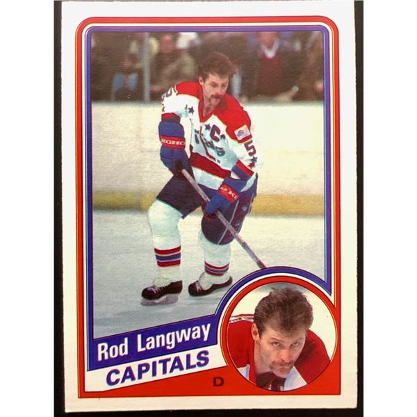 1984-85 O-PEE-CHEE ROD LANGWAY (HOF)