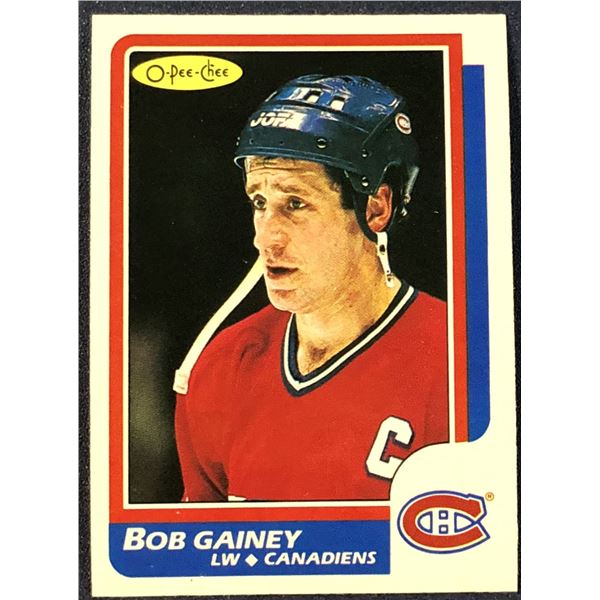 1986-87 O-PEE-CHEE BOB GAINEY (HOF)