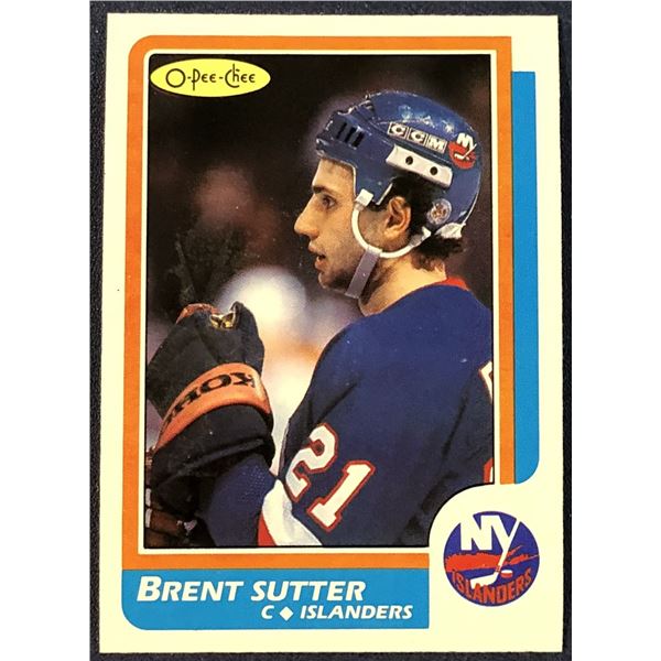 1986-87 O-PEE-CHEE BRENT SUTTER