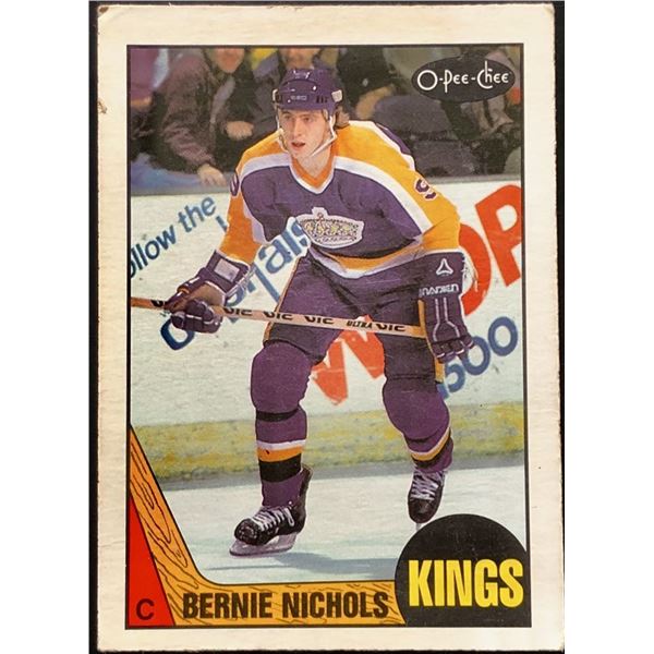 1987-88 O-PEE-CHEE BERNIE NICHOLLS