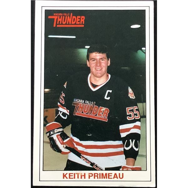 1989-90 NIAGARA FALLS THUNDER (OHL) POLICE - KEITH PRIMEAU