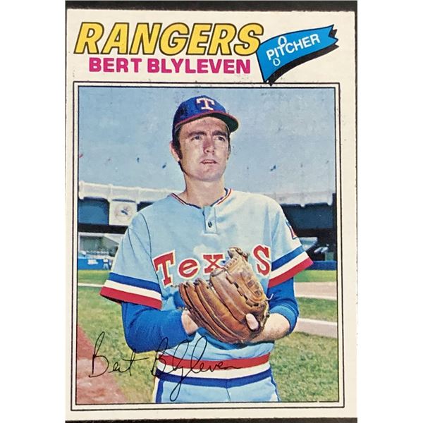 1977 TOPPS BERT BLYLEVEN (HOF)