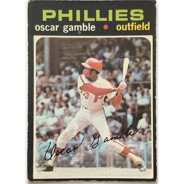 1971 O-PEE-CHEE OSCAR GAMBLE ROOKIE CARD