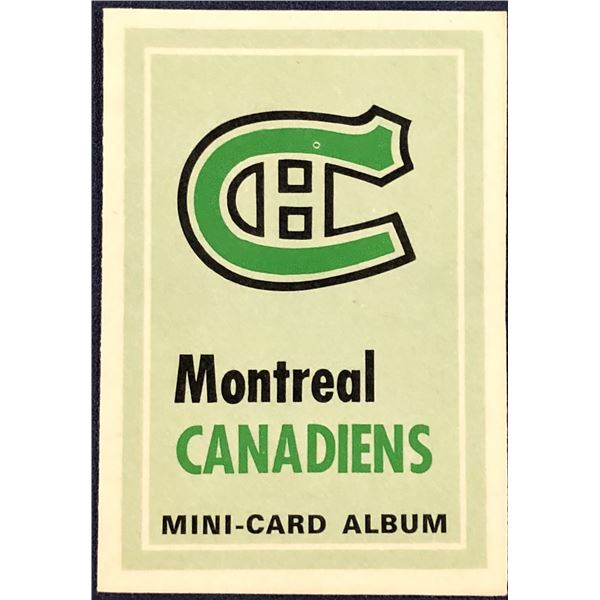 1969-70 O-PEE-CHEE NHL MINI CARD ALBUM - MONTREAL CANADIENS