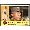 Image 1 : 1960 TOPPS WHITE BACKS EARL WILSON ROOKIE CARD