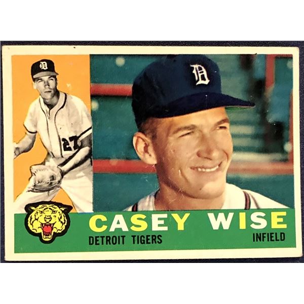 1960 TOPPS GRAY BACKS CASEY WISE