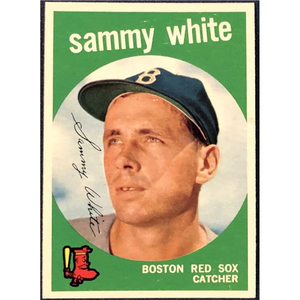 1959 TOPPS GRAY BACKS SAMMY WHITE