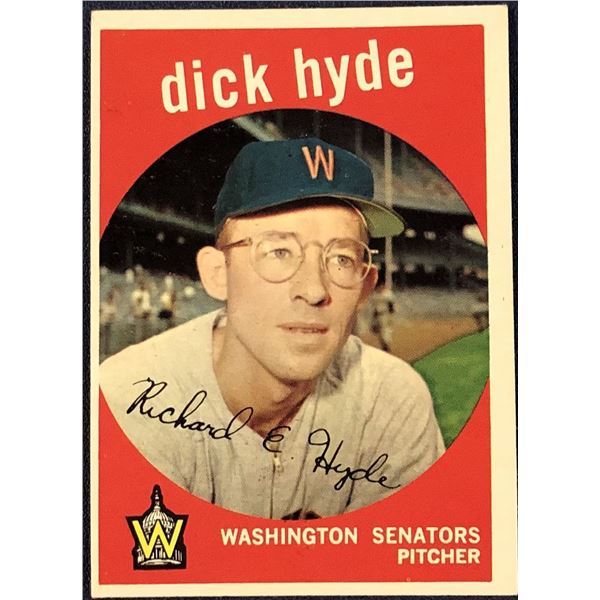 1959 TOPPS GRAY BACKS DICK HYDE