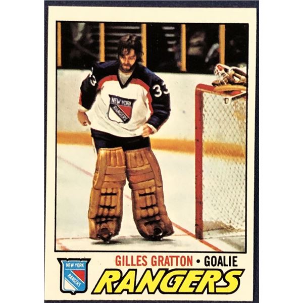 1977-78 TOPPS GILLES GRATTON ROOKIE CARD