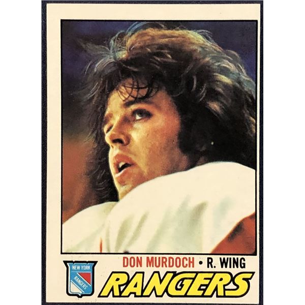 1977-78 TOPPS DON MURDOCH ROOKIE CARD