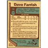 Image 2 : 1977-78 TOPPS DAVE FARRISH ROOKIE CARD