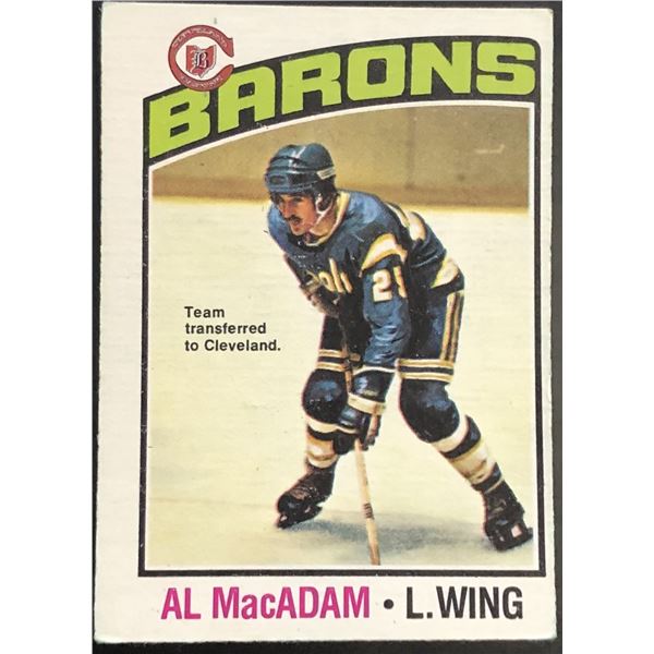 1976-77 O-PEE-CHEE AL MacADAM