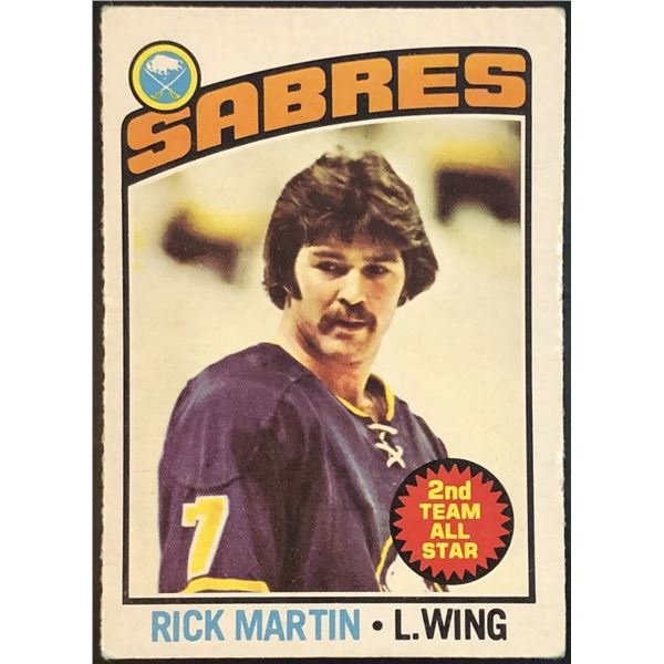 1976-77 NHL O-PEE-CHEE RICK MARTIN (HOF)