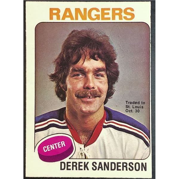 1975-76 NHL O-PEE-CHEE DEREK SANDERSON