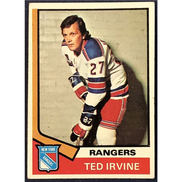 1974-75 TOPPS TED IRVINE