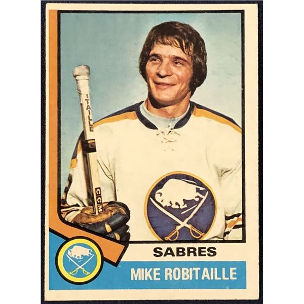 1974-75 TOPPS MIKE ROBITAILLE