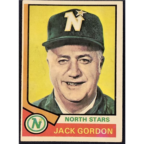 1974-75 TOPPS JACK GORDON