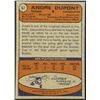 Image 2 : 1974-75 TOPPS ANDRE DUPONT