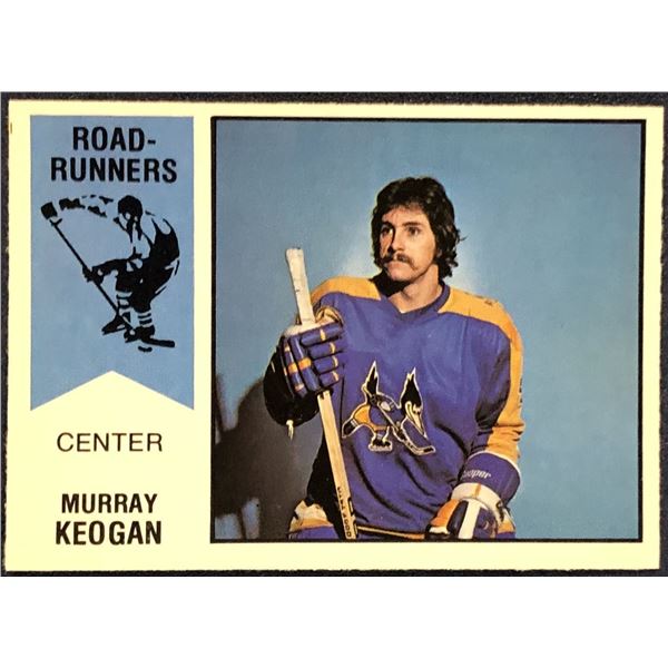 1974-75 O-PEE-CHEE WHA MURRAY KEOGAN ROOKIE CARD