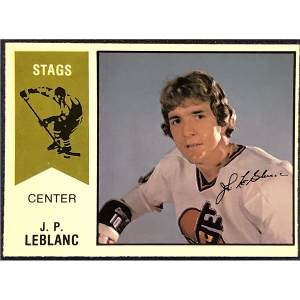 1974-75 O-PEE-CHEE WHA J.P. LEBLANC