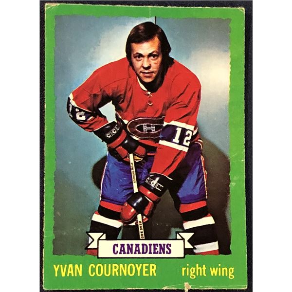 1973-74 TOPPS NHL YVAN COURNOYER (HOF)