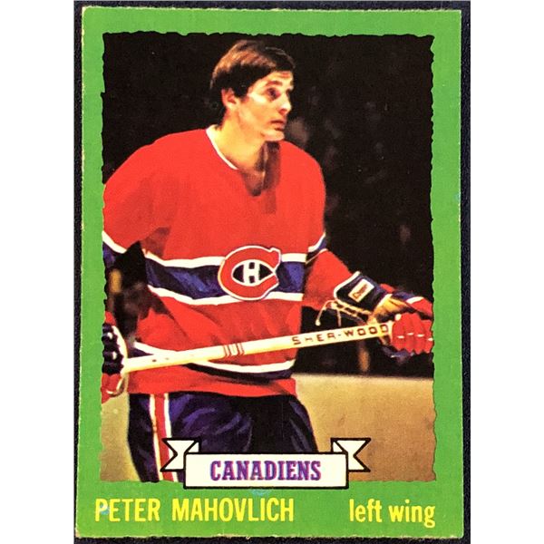 1973-74 TOPPS NHL PETE MAHOVLICH (HOF)