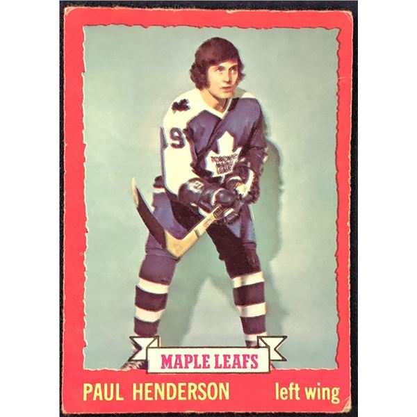 1973-74 TOPPS NHL PAUL HENDERSON