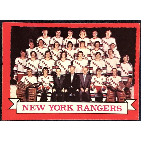 1973-74 TOPPS NHL NEW YORK RANGERS